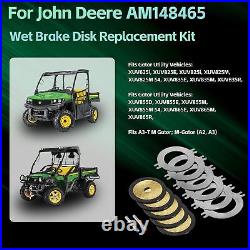 For John Deere AM148465 Wet Brake Disk Kit Gator Utility XUV 625 825 835 855 865