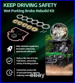 For John Deere Gator AM148465 Wet Brake Disk Kit+AM140806 Parking Brake Seal Kit