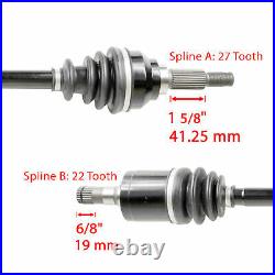 For John Deere Gator XUV 4X4 PC11573 2007-10 Front Left and Right CV Joint Axle