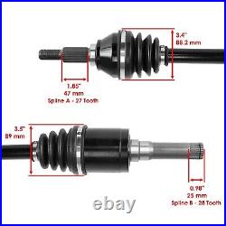 For John Deere Gator XUV 4X4 PC11574 2007-10 Front Left and Right CV Joint Axles