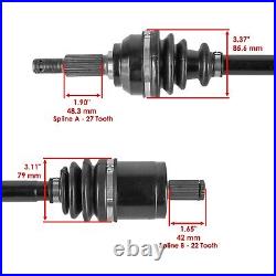 Front CV Axles For John Deere XUV Gator 850D (Diesel) (080000) Left And Right