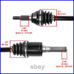 Front Left & Right CV Joint Axles For John Deere Gator Xuv 625I 4X4 Gas Pc9957