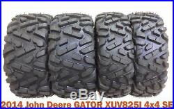 Full Set ATV Tires 27x9-14 & 27x11-14 for 2014 John Deere GATOR XUV825I 4x4 SE