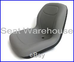 Grey XB180 HIGH BACK SEAT for John Deere GATORS Made in USA by MILSCO #IM