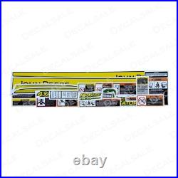 HPX815E Gator Replacement Heavy Duty 4 Layer Laminated Decal Kit for John Deere