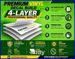 HPX815E Gator Replacement Heavy Duty 4 Layer Laminated Decal Kit for John Deere
