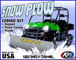 JOHN DEERE GATOR HPX 2004-2015 KFI UTV 72 Snow Plow Combo Kit