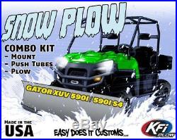 JOHN DEERE GATOR XUV 590 AND XUV 590 S4-2016 KFI UTV 60 Snow Plow Combo Kit