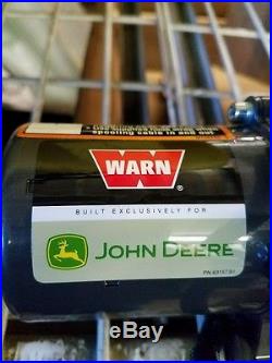 JOHN DEERE WARN WINCH 12V GATOR ATV & COUPLER NOB WithCABLE AM142377 BM21386