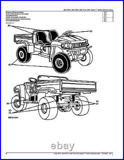 John Deere 4x2 Hpx 4x4 Hpx 4x4 Trail Gator Utility Vehicle Parts Catalog Manual