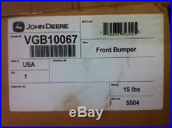 John Deere Front Bumper CX Cs Gator Can-am Sarasota, Oem# Vgb10067