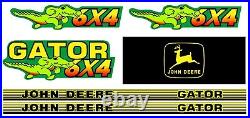 John Deere Gator 6x4 Set Decal Graphics Kit