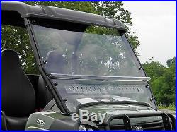 John Deere Gator HPX/XUV 2 Pc Vented Windshield with QI Straps-Free Shipping