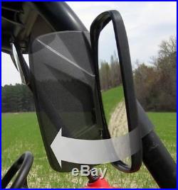 John Deere Gator HPX & XUV Break-Away Side Mirror Qty-2 Shatter-Resistant Black