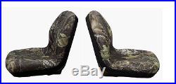 John Deere Gator Pair (2) Camo Seats fit CS and CX with Bracket To Tip Forward