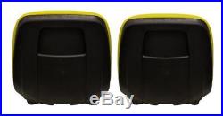 John Deere Gator Pair (2) Yellow Seats Fit E-Gator TH6X4 TE and Trail Serie