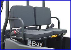 John Deere Gator REAR ADDON SEATS 350 Lb Cap Safety Belts Install Brackets