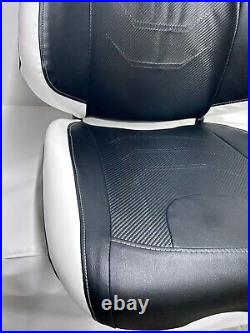 John Deere Gator RSX 850I Seat Replacement Cover White/black