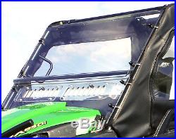 John Deere Gator RSX 850i, 860i, XUV 550/ 550 S4, 590i Aero-Vent Windshield