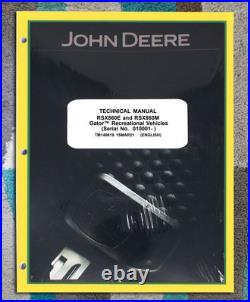 John Deere Gator RSX860E, RSX860M Technical Service Repair Manual TM149819 John Deere Gator RSX860E, RSX860M Technical Service Repair Manual TM149819