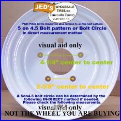 John Deere Gator Rear Rim wheel Fits 25x12-9 Tire Replaces AM143569 AM136178