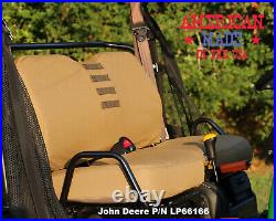 John Deere Gator Seat Cover Black XUV 625 825 855 Made in USA