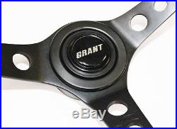 John Deere Gator UTV Grant Carbon Fiber Like Black Steering Wheel 13 3/4