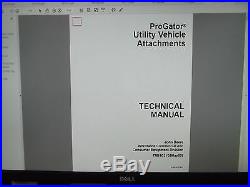 John Deere Gator Utility Vehicles Technical Service Shop Repair Manual CD
