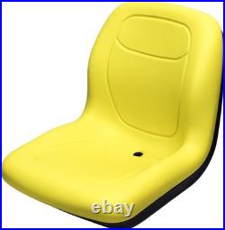 John Deere Gator Yellow Vinyl Seat Fits 4x2 With Serial # 19551 & UP