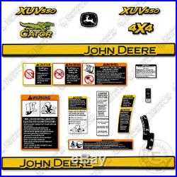 John Deere XUV 550 Decal Kit Utility Vehicle Gator Decals With Warning Decals