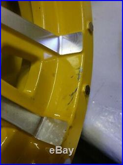 John Deere xuv 550 Gator Rim 12x6 4 bolt aluminum alloy wheel Oem yellow 590