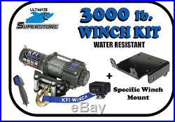 KFI 3000 lb. Winch Mount Kit'12-17 John Deere Gator RSX 850i / RSX 860i