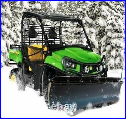 KFI 72 UTV Poly Blade Snow Plow Kit for 2004-2017 John Deere Gator HPX 4x4 2x4