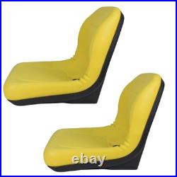 LVA10029 (2) Two Yellow High Back Seat Fits John Deere Fits Gator TCA24320