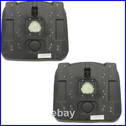 LVA10029 (2) Two Yellow High Back Seat Fits John Deere Fits Gator TCA24320