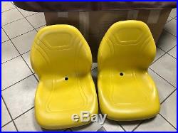 Original John Deere Gator High Back Yellow Seat 855d, 850i, 625i, 825i, 4x4,6x4