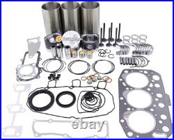 Overhaul Rebuild Kit For Yanmar Engine 3TNV70-XJUV John Deere Gator 6x4