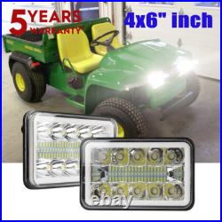Pair For John Deere Gator 6X4 Utility Vehicle LED Headlight Offroad Headlamp US