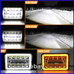 Pair For John Deere Gator 6X4 Utility Vehicle LED Headlight Offroad Headlamp US