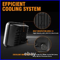 Pair For John Deere Gator 6X4 Utility Vehicle LED Headlight Offroad Headlamp US