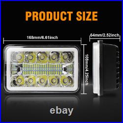 Pair For John Deere Gator 6X4 Utility Vehicle LED Headlight Offroad Headlamp US