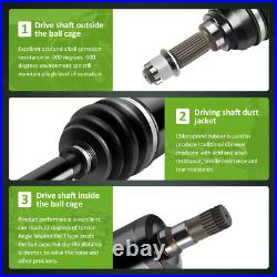 Pair Front For John Deere Gator XUV 855D 825i 2011-2013 CV Axle Shaft