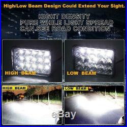 Pair LED Headlight Seald Beam Headlamp For John Deere Gator 4x2 AMT 600 622 626