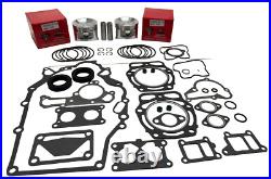 Rebuild Kit Two. 020 Oversize Piston & Gasket Set Fit Kawasaki John Deere Gator