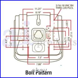 Replacement Seat for John Deere Gator ProGator+ or Mowers 757 727A 717A Ztrak