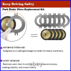 Replacement for John Deere Gator Utility XUV AM148465 Wet Park Brake Disk Kit