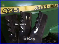 Set/3 54 Gator mulching mower blades for John Deere 425,445,455 396706