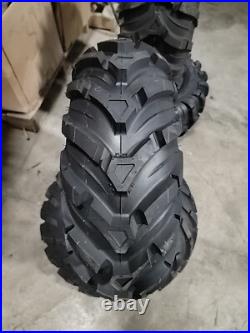 Set Of (4) 26X10-12 John Deere Gator Wheels & Tires 4 Ply 26X9.00-12 Ancla M/T
