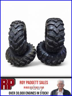 Set Of (4) 26X11-12 RUN-FLAT John Deere Gator Wheels & Tires 26X9.00-12