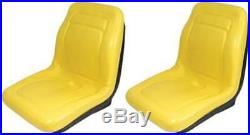 Set of 2 18 Yellow Seats For John Deere Gator 4X4 4X2 4X6 SEE Description